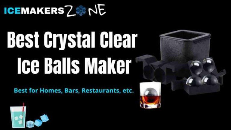 Crystal clear ice ball maker