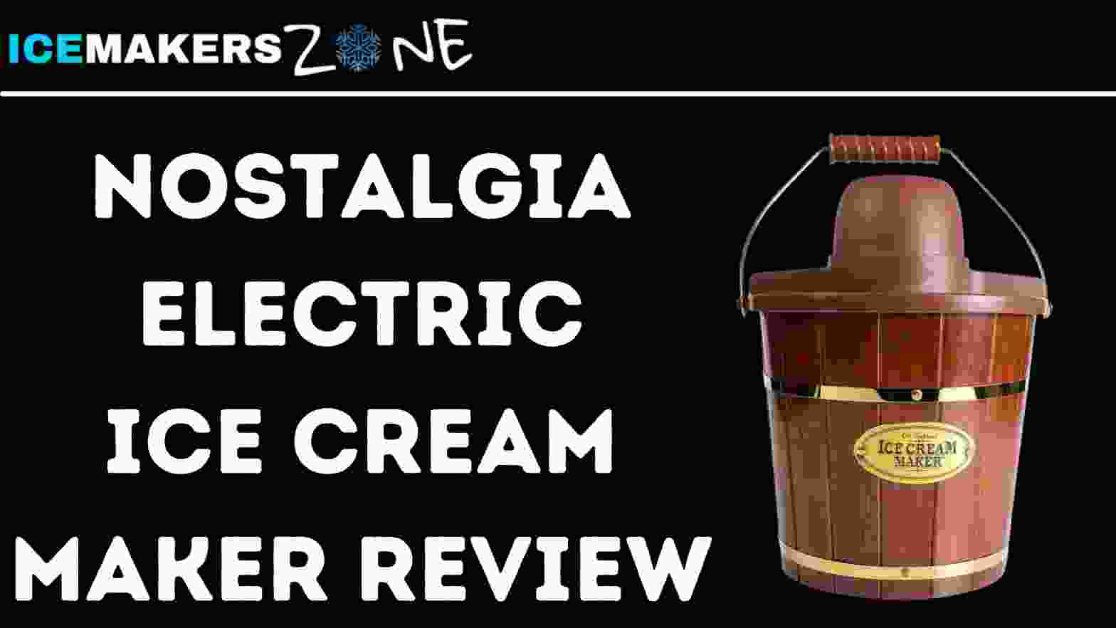 Nostalgia Electric Ice Cream Maker Review