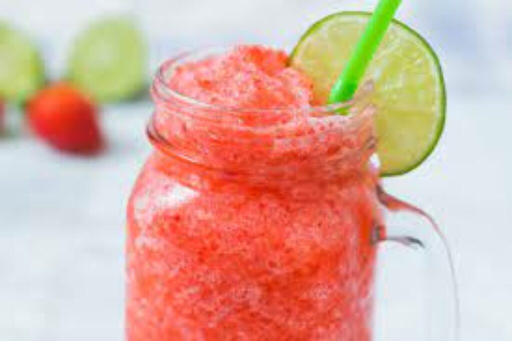 Strawberry Slushie Recipe image